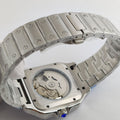 Seiko Mod Santos Bleu – Montre Automatique Boîtier Carré NH35 | ValtikWatches