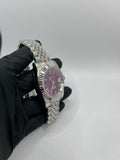 Seiko Mod Roman Dial Violette – Montre Automatique NH35 | ValtikWatches