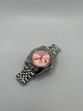 Seiko Mod Date Just Arabic Dial Rose – Montre Automatique NH35 | ValtikWatches