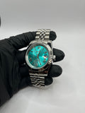 Seiko Mod Roman Dial Bleu Ciel – Montre Automatique NH35 | ValtikWatches