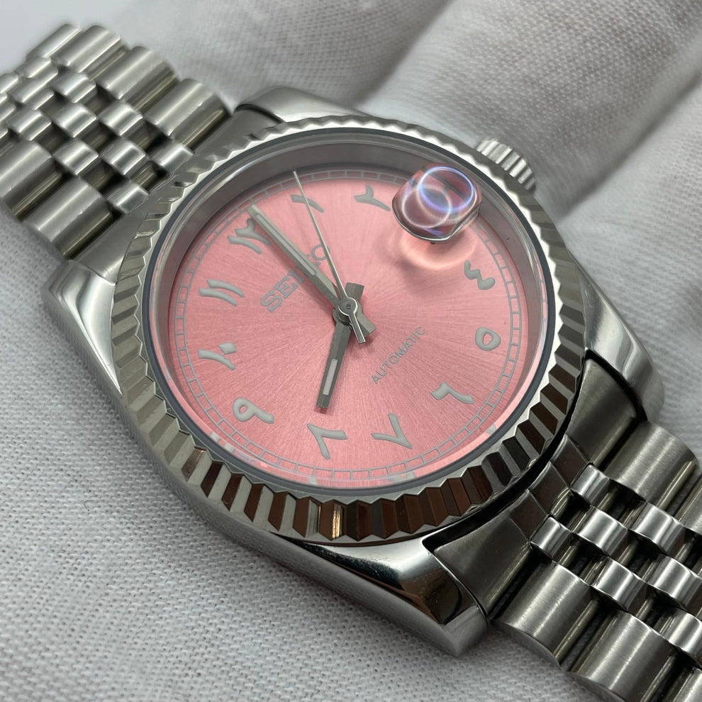 Date Just Arabic Dial Rose