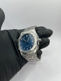 Seiko Mod Royal Oak Index Bleu – Montre NH35 | ValtikWatches