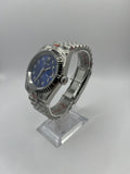 Seiko Mod Date Just Arabic Dial Bleu – Montre NH35 | ValtikWatches