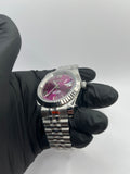 Seiko Mod Roman Dial Violette – Montre Automatique NH35 | ValtikWatches
