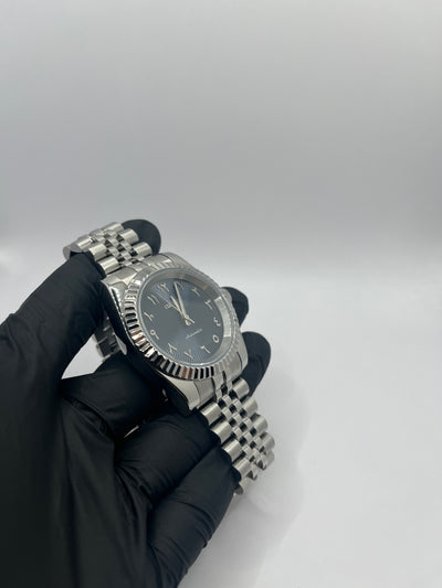 Seiko Mod Arabic Dial Bleu – Montre Automatique NH35 | ValtikWatches