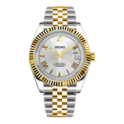 Seiko Mod Roman Dial Or – Montre Gold NH35 | ValtikWatches