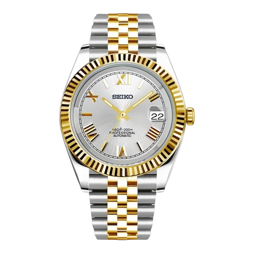 Seiko Mod Roman Dial Or – Montre Gold NH35 | ValtikWatches