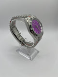 Seiko Mod Date Just Arabic Dial Violette – Montre NH35 | ValtikWatches