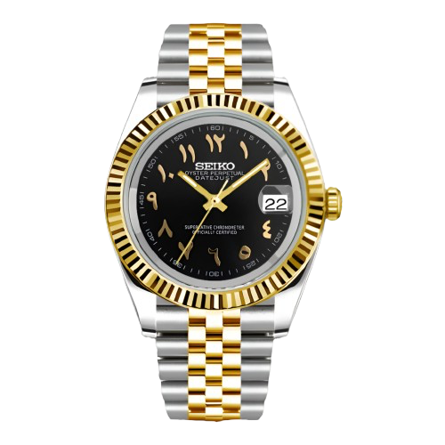 Seiko Mod Arabic Dial Or – Montre Gold NH35 | ValtikWatches