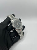 Seiko Mod Roman Dial Noire – Montre Automatique NH35 | ValtikWatches