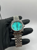 Seiko Mod Roman Dial Bleu Ciel – Montre Automatique NH35 | ValtikWatches
