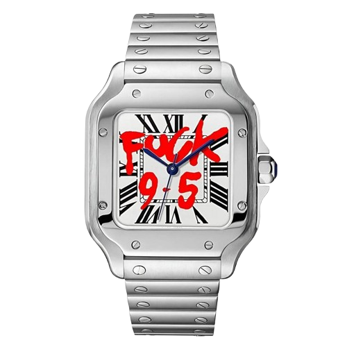 Seiko Mod Santos « Fuck 9.5 » – Edition Limitée NH35 | ValtikWatches
