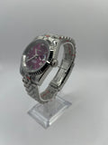 Seiko Mod Roman Dial Violette – Montre Automatique NH35 | ValtikWatches