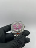 Seiko Mod Roman Dial Violette – Montre Automatique NH35 | ValtikWatches