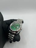 Seiko Mod Date Just Arabic Dial Verte – Montre NH35 | ValtikWatches