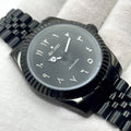 Seiko Mod Arabic Dial Full Noir – Montre Full Black NH35 | ValtikWatches