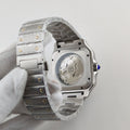 Seiko Mod Santos Blanc – Montre Automatique Boîtier Carré NH35 | ValtikWatches