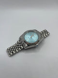 Seiko Mod Arabic Dial Bleu Clair – Montre Automatique NH35 | ValtikWatches
