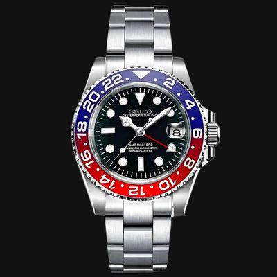 Seiko Mod GMT Pepsi – Montre GMT NH34 | ValtikWatches