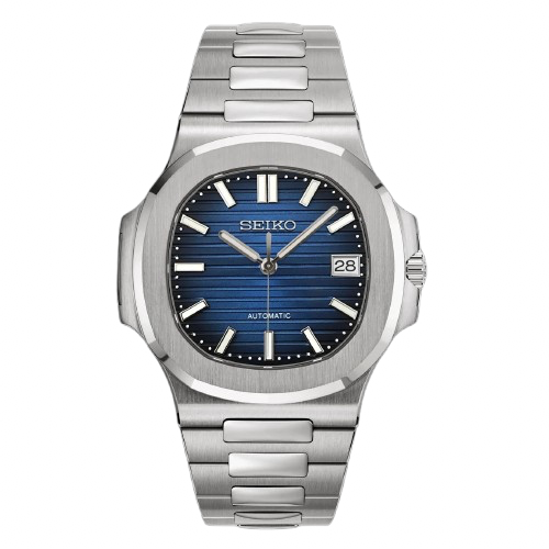 Seiko Mod Nautilus Bleu Foncé – Montre Automatique NH35 | ValtikWatches