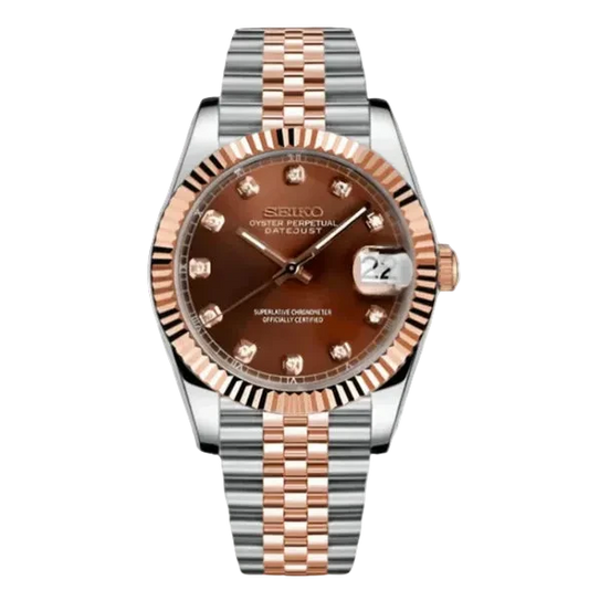 Seiko Mod Two Tones Diamond Dial