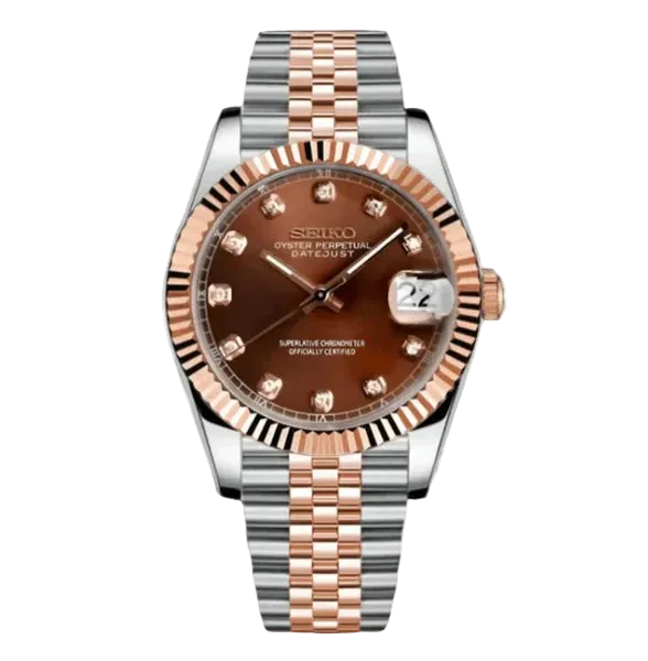 Seiko Mod Two Tones Diamond Dial