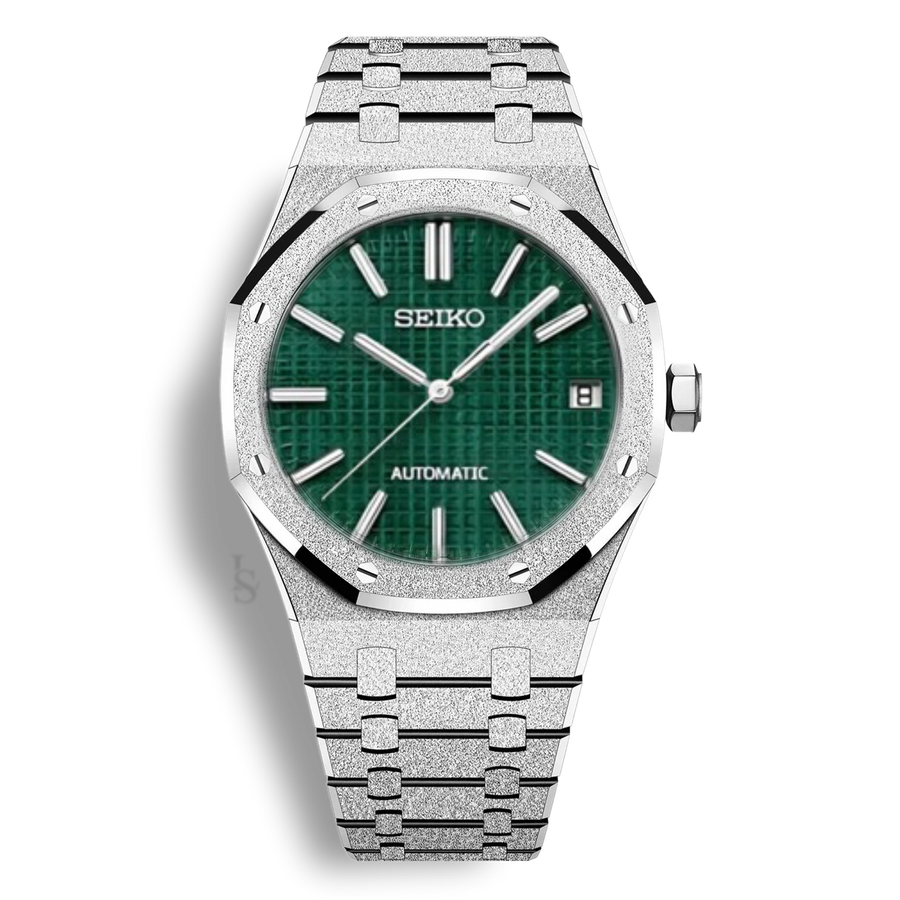 Seiko Mod Royal Oak Brillante Verte – Montre NH35 | ValtikWatches