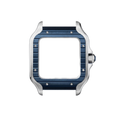 Boîtier Argent/Bleu